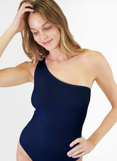 Ribbed One Shoulder Bodysuit